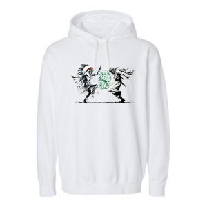 Palestine Freedom Dance Garment-Dyed Fleece Hoodie