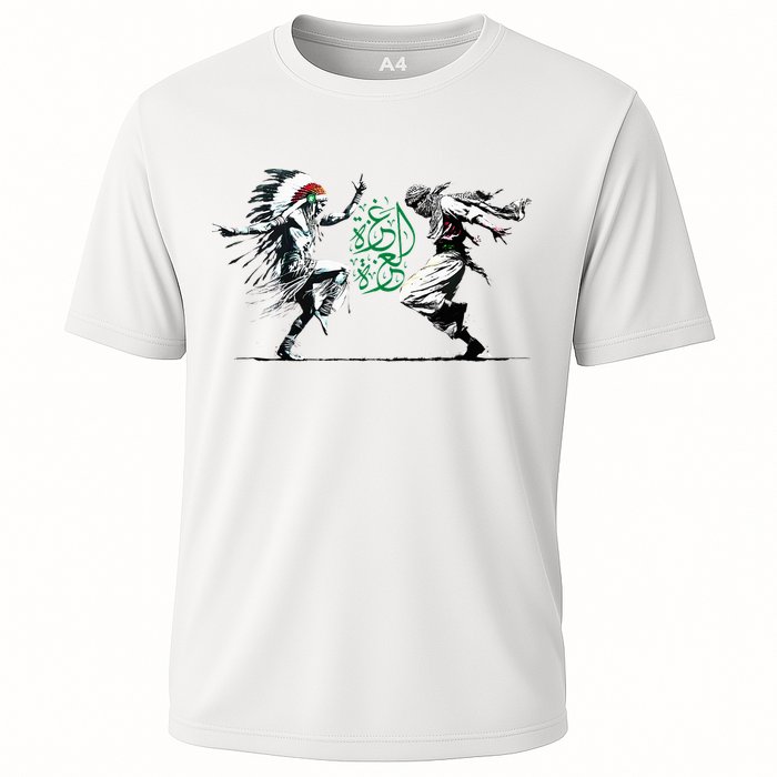 Palestine Freedom Dance Cooling Performance Crew T-Shirt