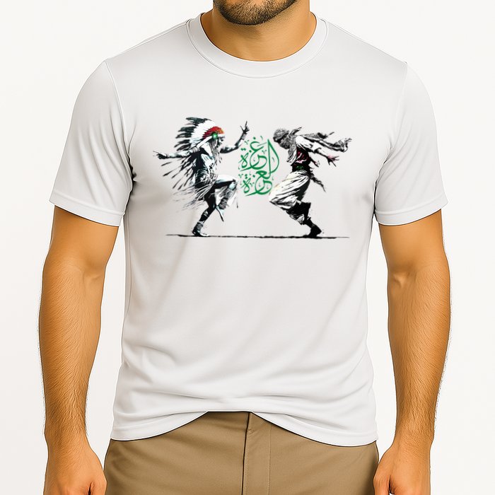 Palestine Freedom Dance Cooling Performance Crew T-Shirt