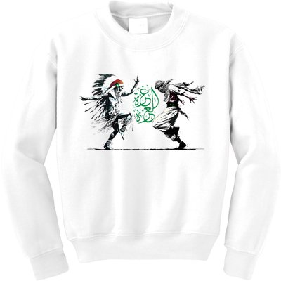 Palestine Freedom Dance Kids Sweatshirt