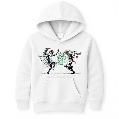 Palestine Freedom Dance Kids Hoodie