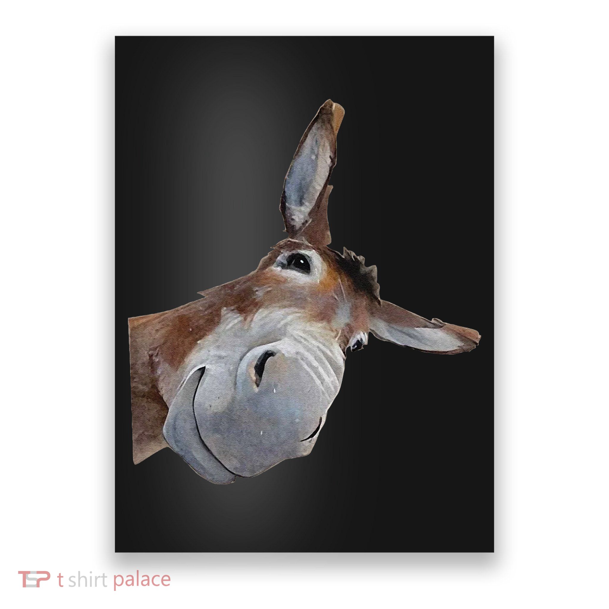 Peachbruh Funny Donkey Art Donkey Head Smile Eagerlys Gift Poster