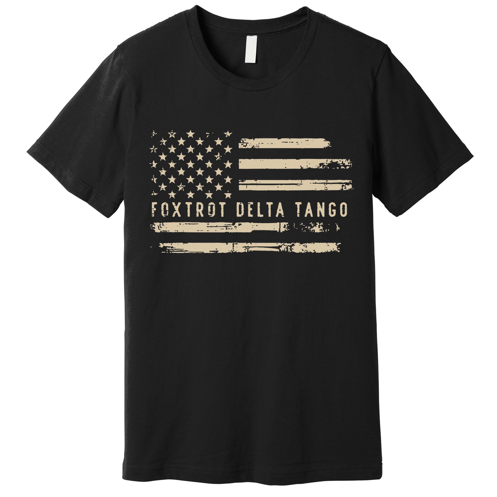 Protest Foxtrot Delta Tango US Flag Resist Women Premium T-Shirt