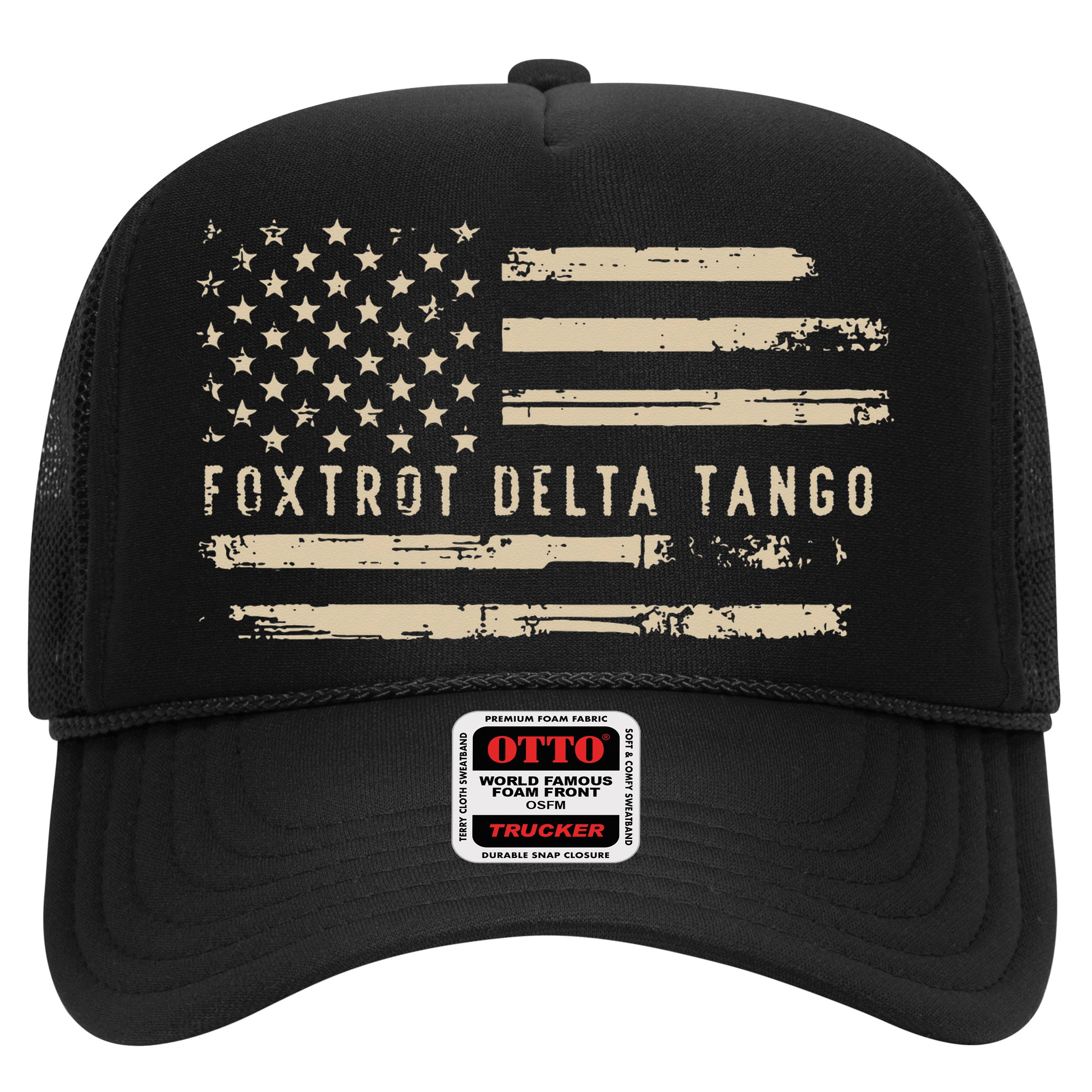 Protest Foxtrot Delta Tango US Flag Resist Women Hat