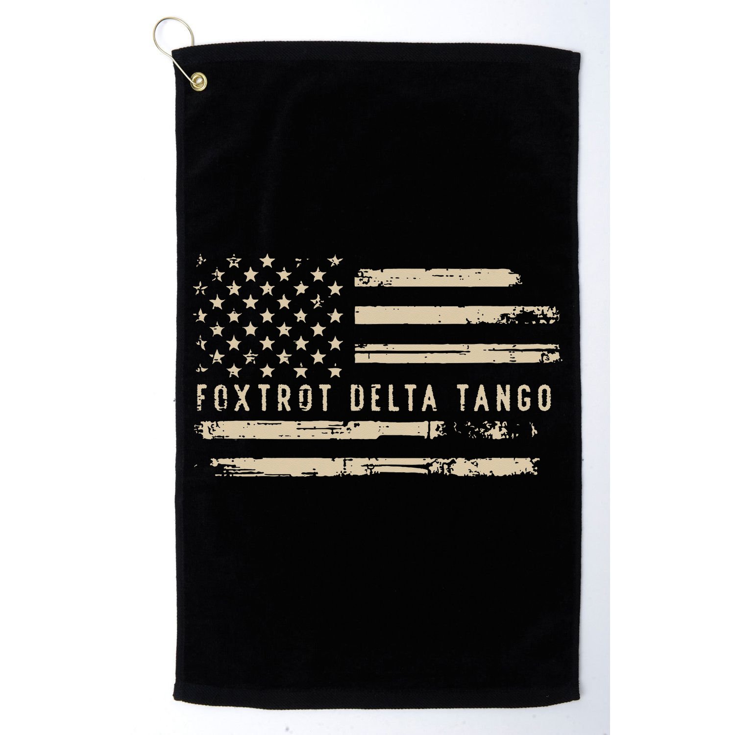 Protest Foxtrot Delta Tango US Flag Resist Women Golf Towel