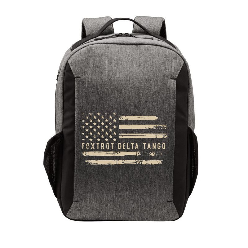 Protest Foxtrot Delta Tango US Flag Resist Women Vector Backpack