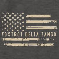 Protest Foxtrot Delta Tango US Flag Resist Women Vector Backpack