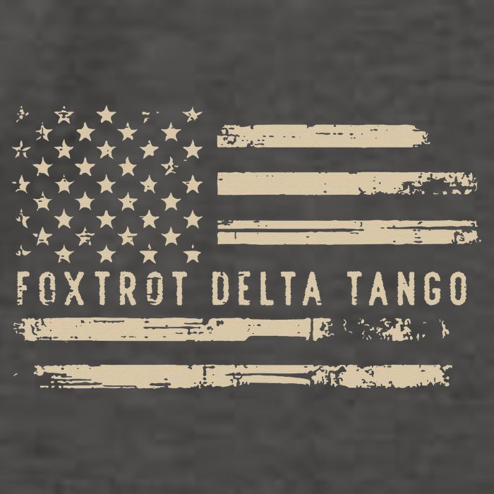 Protest Foxtrot Delta Tango US Flag Resist Women Vector Backpack
