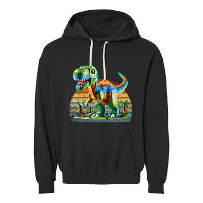 Play! Featuring Dinosaurs Bricks New Garment-Dyed Fleece Hoodie