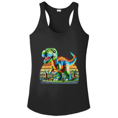 Play! Featuring Dinosaurs Bricks New Ladies PosiCharge Competitor Racerback Tank
