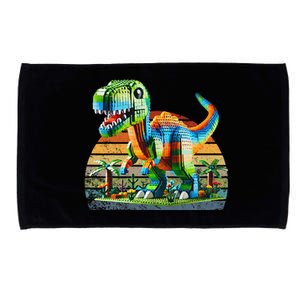 Play! Featuring Dinosaurs Bricks New Microfiber Hand Towel