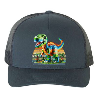 Play! Featuring Dinosaurs Bricks New Yupoong Adult 5-Panel Trucker Hat