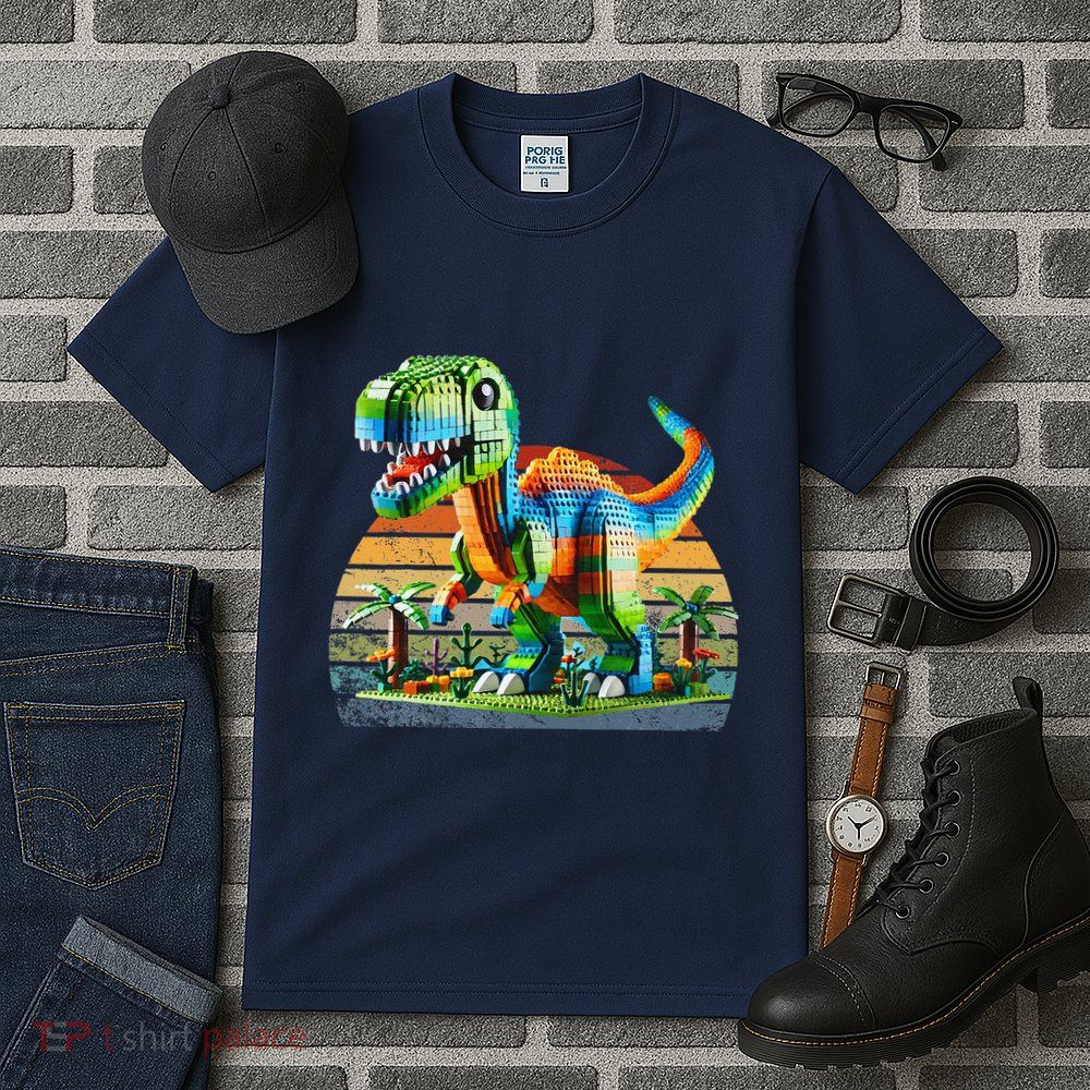 Play! Featuring Dinosaurs Bricks New Tall T-Shirt