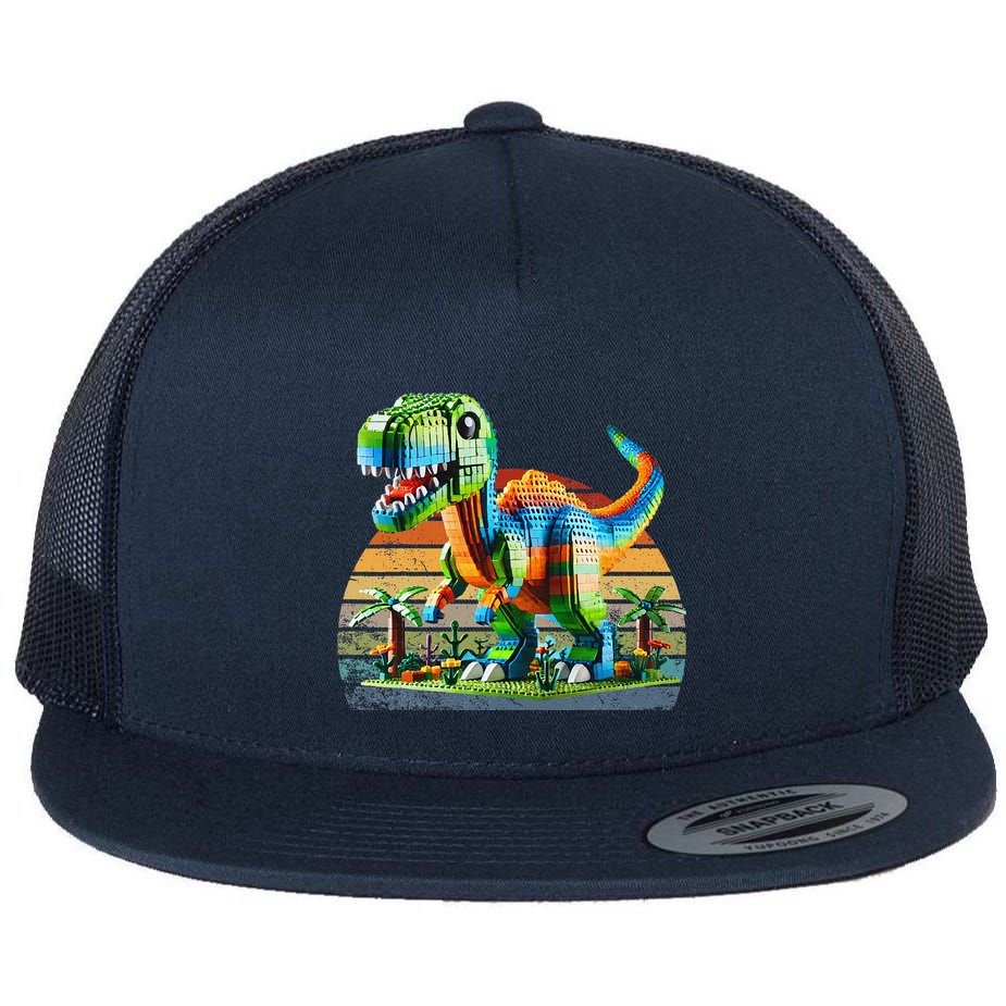 Play! Featuring Dinosaurs Bricks New Flat Bill Trucker Hat