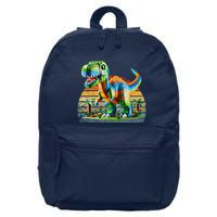 Play! Featuring Dinosaurs Bricks New 16 in Basic Backpack