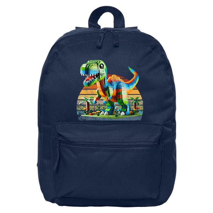Play! Featuring Dinosaurs Bricks New 16 in Basic Backpack