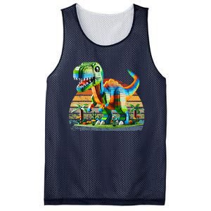 Play! Featuring Dinosaurs Bricks New Mesh Reversible Basketball Jersey Tank