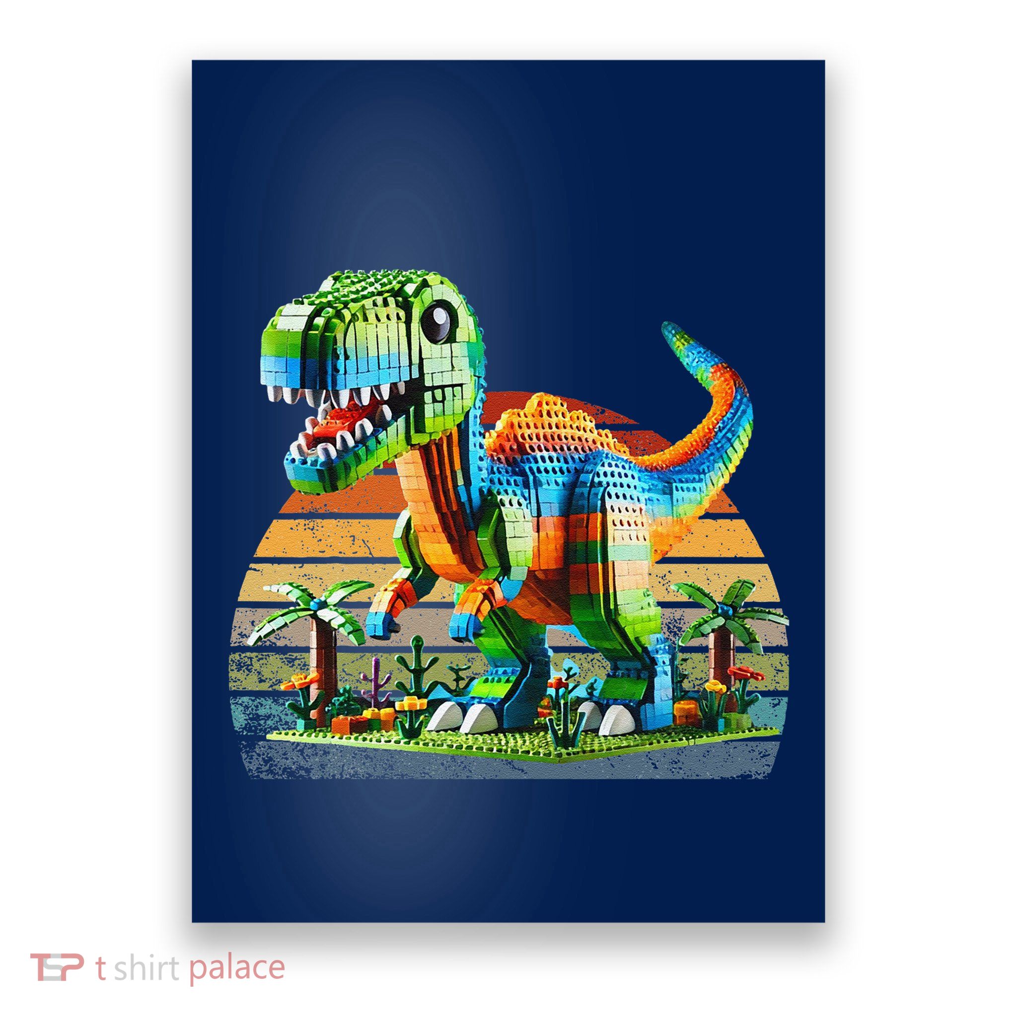 Play! Featuring Dinosaurs Bricks New Poster