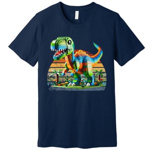 Play! Featuring Dinosaurs Bricks New Premium T-Shirt