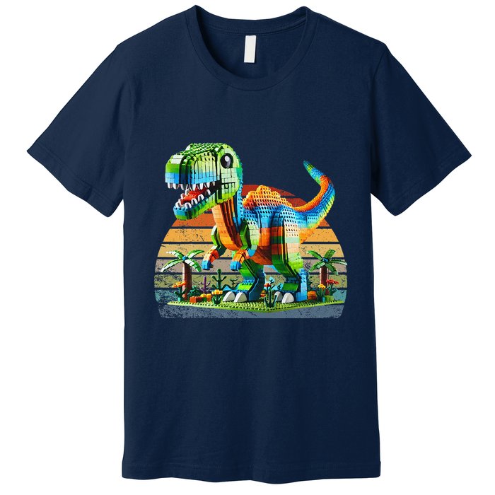 Play! Featuring Dinosaurs Bricks New Premium T-Shirt
