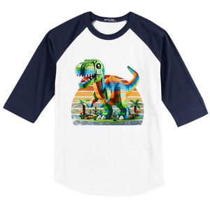 Play! Featuring Dinosaurs Bricks New Baseball Sleeve Shirt