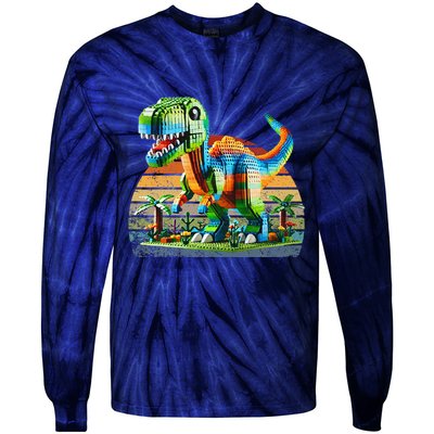 Play! Featuring Dinosaurs Bricks New Tie-Dye Long Sleeve Shirt