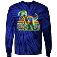 Play! Featuring Dinosaurs Bricks New Tie-Dye Long Sleeve Shirt