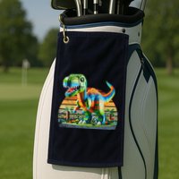Play! Featuring Dinosaurs Bricks New Golf Towel
