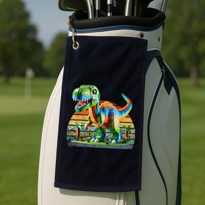 Play! Featuring Dinosaurs Bricks New Golf Towel