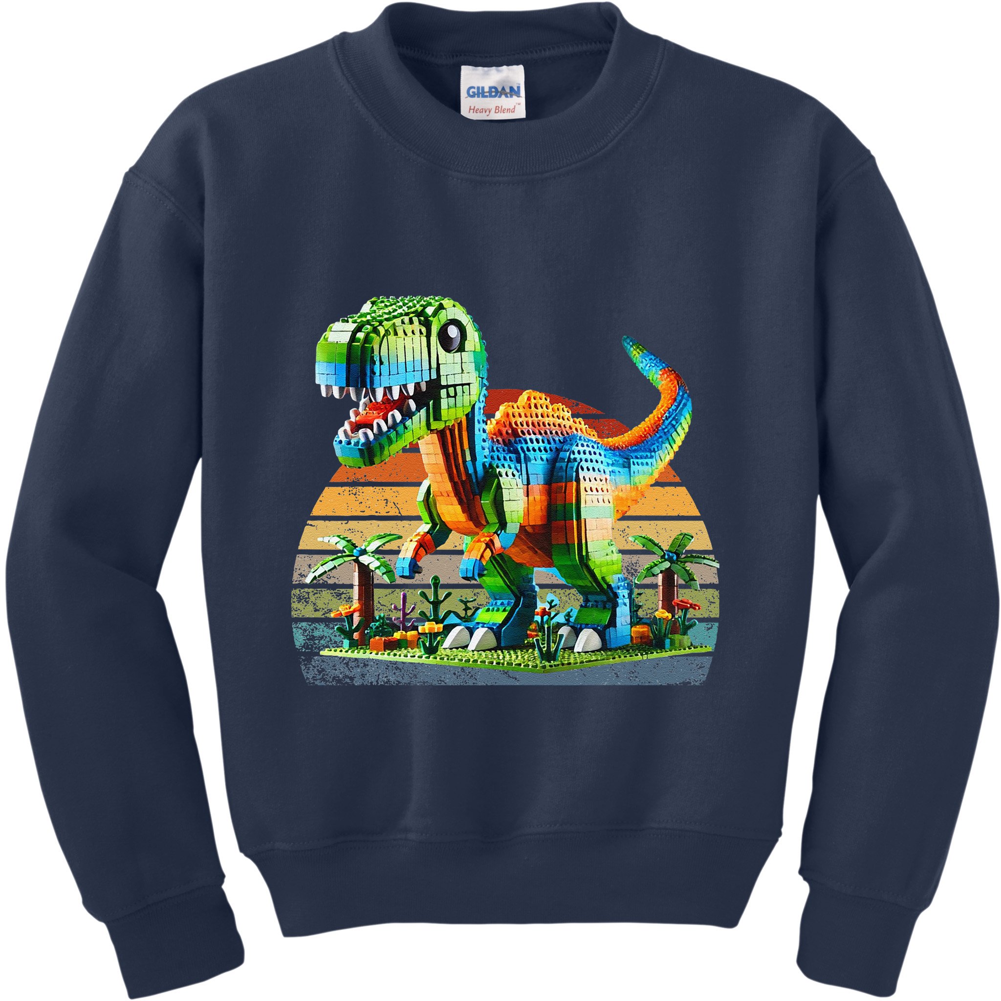 Play! Featuring Dinosaurs Bricks New Kids Sweatshirt