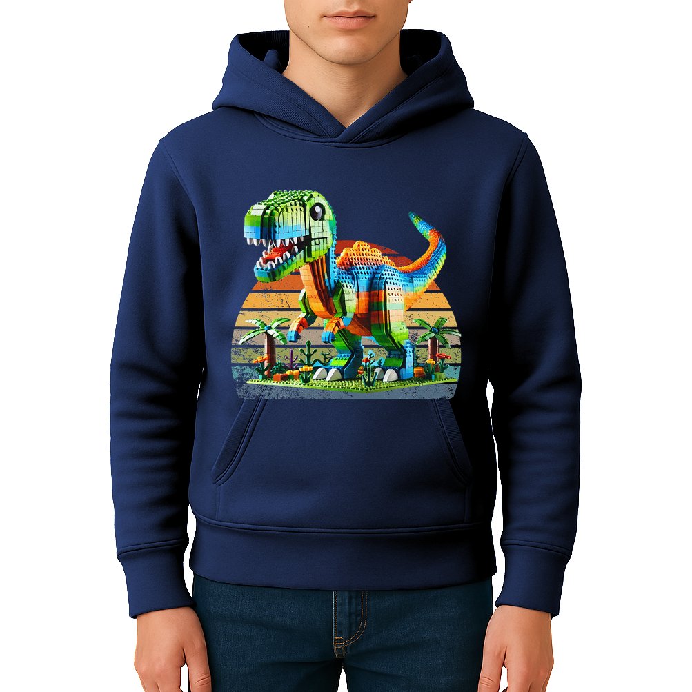 Play! Featuring Dinosaurs Bricks New Kids Hoodie