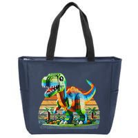 Play! Featuring Dinosaurs Bricks New Zip Tote Bag