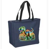 Play! Featuring Dinosaurs Bricks New Zip Tote Bag