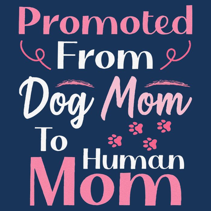 Promoted From Dog Mom To Human Mom MotherS Day Cooling Performance Crew T-Shirt