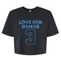 Pray For Damar 3 Buffalo Love For 3 We Are With You Bella+Canvas Jersey Crop Tee