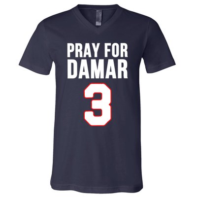 Pray For Damar V-Neck T-Shirt