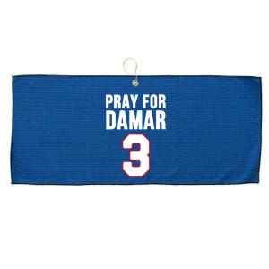 Pray For Damar Large Microfiber Waffle Golf Towel