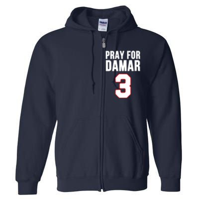 Pray For Damar Full Zip Hoodie