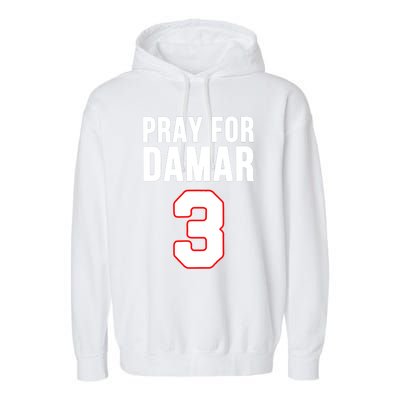 Pray For Damar Garment-Dyed Fleece Hoodie