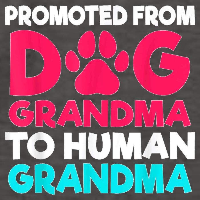 Promoted From Dog Grandma To Human Grandma Family Mother Vector Backpack