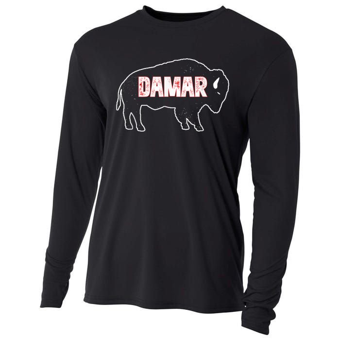 Pray For Damar 3 Buffalo Love For 3 Cooling Performance Long Sleeve Crew