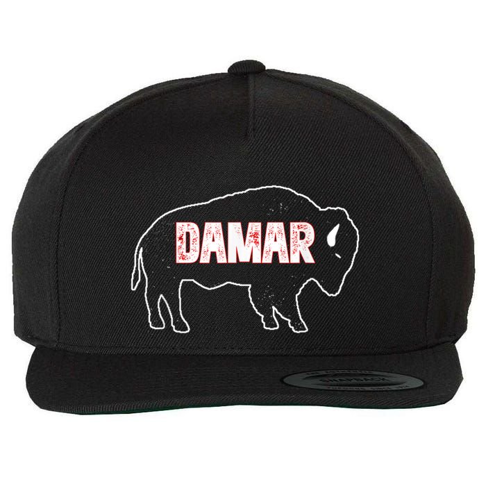 Pray For Damar 3 Buffalo Love For 3 Wool Snapback Cap