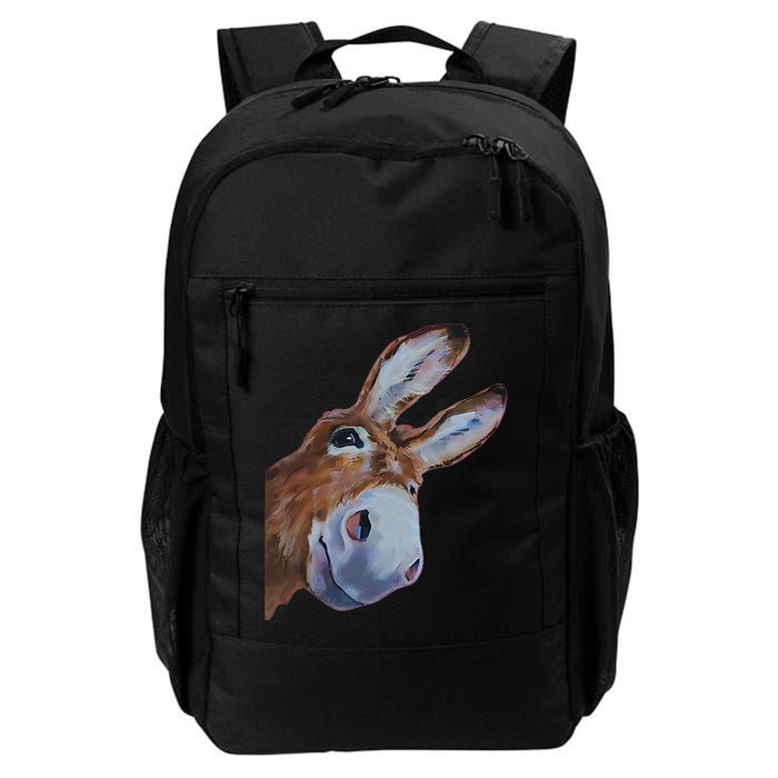 Peachbruh Funny Donkey Art Donkey Head Smile Eagerly Donkey Backpack