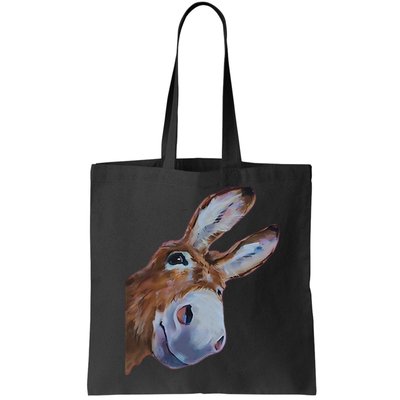 Peachbruh Funny Donkey Art Donkey Head Smile Eagerly Donkey Bag