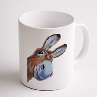 Peachbruh Funny Donkey Art Donkey Head Smile Eagerly Donkey Mug