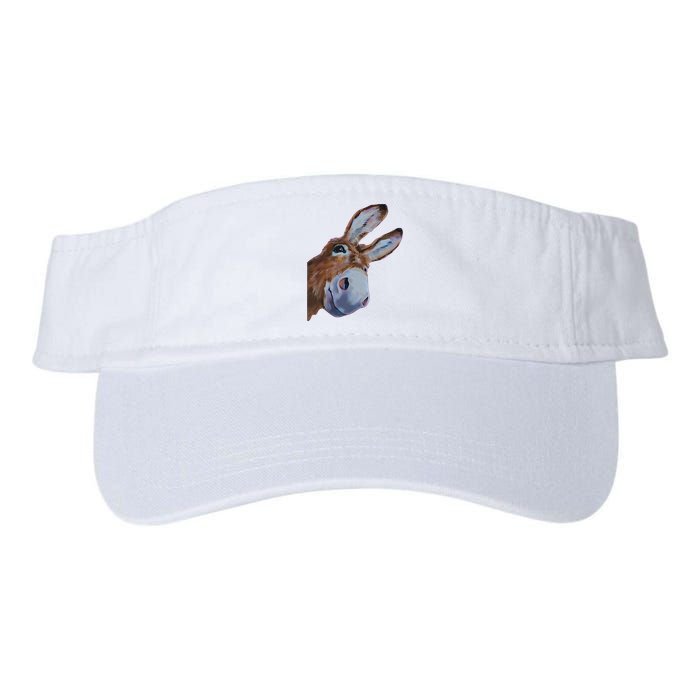 Peachbruh Funny Donkey Art Donkey Head Smile Eagerly Donkey Visor