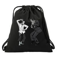 Pulp Frankenstein Dancing Monster Drawstring Bag