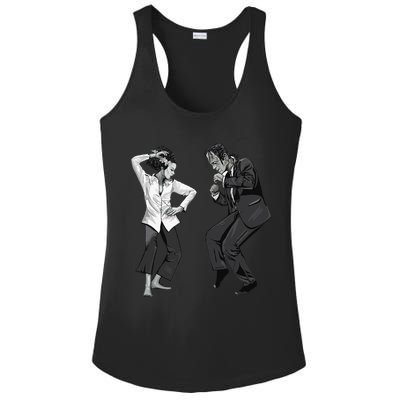 Pulp Frankenstein Dancing Monster Ladies PosiCharge Competitor Racerback Tank