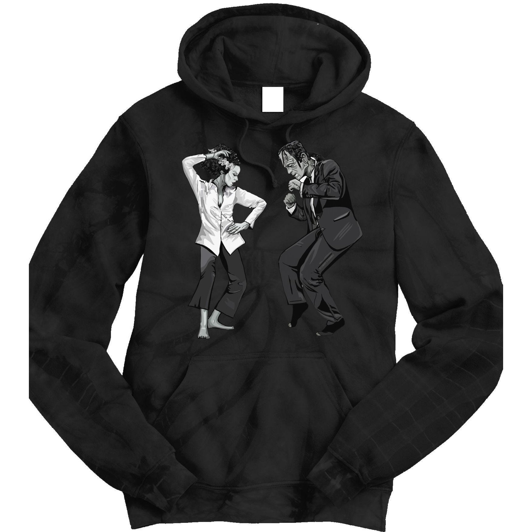 Pulp Frankenstein Dancing Monster Tie Dye Hoodie