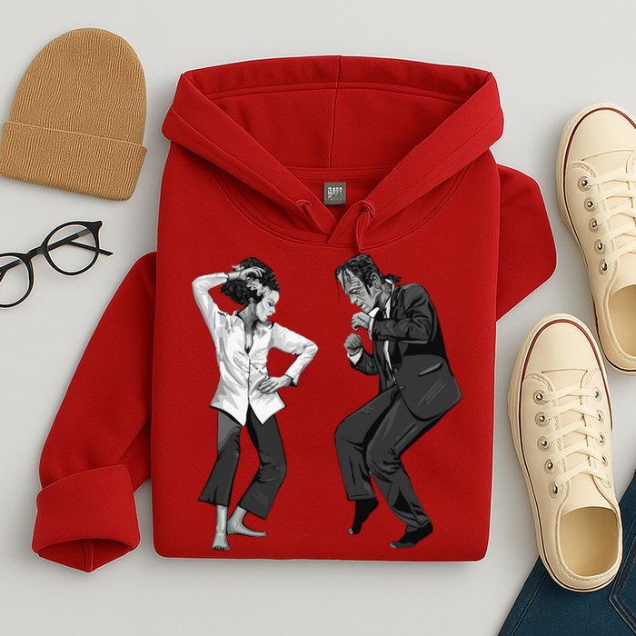 Pulp Frankenstein Dancing Monster Hoodie
